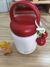 迪樂(lè )貝爾保溫杯小巧便攜高顏值泡茶杯不銹鋼可愛(ài)迷你水杯女學(xué)生隨手杯子 白色【可愛(ài)櫻桃款】200ml 曬單實(shí)拍圖