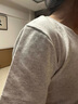 森馬（Semir）美式正肩短袖t恤女夏季女裝新款U領(lǐng)內(nèi)搭短款修身緊身打底衫上衣女 深灰色(2025新增顏色)- S 【建議80-95斤】 曬單實拍圖