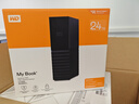 西部數(shù)據(jù)（WD）24TB 移動硬盤 USB3.0 桌面存儲 My Book 3.5英寸 大容量 機械硬盤 移動臺式企業(yè)級辦公 外接加密 曬單實拍圖