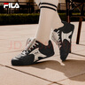 斐樂(lè)（FILA）官方女鞋薄底老爹鞋運(yùn)動(dòng)鞋2025春新款水舞鞋休閑鞋德訓(xùn)鞋 黑/標(biāo)準(zhǔn)白-BC 38 曬單實(shí)拍圖
