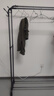 雙桿衣架落地立式晾衣架單桿式陽(yáng)臺(tái)曬衣服架子家用臥室宿舍掛衣架 U型雙桿晾衣架150cm 曬單實(shí)拍圖
