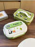 優(yōu)倫美小學(xué)生飯盒上學(xué)專(zhuān)用316食品級(jí)不銹鋼保溫餐盒1-3年級(jí)兒童餐盤(pán)可愛(ài) 綠色-4格【湯碗+餐具】+加高袋 【名字定制】請(qǐng)聯(lián)系客服 曬單實(shí)拍圖