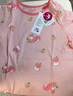 DEESHA 笛莎女童睡裙夏季薄款純棉網(wǎng)眼透氣小女孩睡衣中大童裙子 粉底松鼠150 曬單實(shí)拍圖