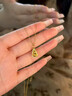 中國(guó)黃金（CHINA GOLD）黃金項(xiàng)鏈女士足金葫蘆吊墜轉(zhuǎn)運(yùn)珠首飾七夕情人節(jié)禮物送女友老婆 足金葫蘆吊墜約0.3g*配銀鏈*玫瑰禮盒 曬單實(shí)拍圖