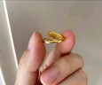 周六福（ZLF）  黃金戒指女款足金在逃公主葉子指環(huán)少女夢(mèng)羽 計(jì)價(jià) 11號(hào) - 2.08g 曬單實(shí)拍圖