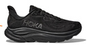 HOKA ONE ONE 【汪順同款】新款夏季男鞋克利夫頓 10跑步鞋CLIFTON 10輕量緩震 黑色/黑色-寬版 42 曬單實(shí)拍圖