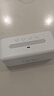 碼仕鬧鐘學生溫濕度計大屏充電電子智能夜光兒童起床專用神器LCD床頭鐘開學必備Q198白 曬單實拍圖