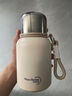 胖東來(lái)網(wǎng)紅保溫杯大容量高顏值水杯兒童水壺學(xué)生便攜不銹 漸變卡其色-450ml 316不銹鋼【升級】 曬單實(shí)拍圖