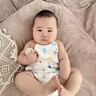 莫代爾嬰兒純棉肚兜男女幼兒寶寶護(hù)肚子神器春秋夏新生兒雙層睡覺(jué)防著涼 2件 藍(lán)牛+藍(lán)虎2件裝 80cm (12-24月)雙層 曬單實(shí)拍圖