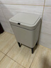 潔安惠13L不銹鋼橫開(kāi)帶腿感應垃圾桶（17cm塑料腿）電池款 曬單實(shí)拍圖