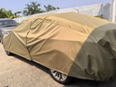 巫記汽車車衣牛津布車罩適用于寶馬5系3系x3x1x5三系五系防曬防雨隔熱 全天候加厚牛津布+卡其色 寶馬X1 曬單實拍圖
