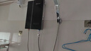 奧克斯（AUX）即熱式電熱水器變頻速熱智能恒溫家用省電集成燒水防電墻超薄過(guò)水熱淋浴洗澡免儲水免打孔安裝 8800W 【曜石黑】丨上門(mén)安裝丨免打孔 曬單實(shí)拍圖