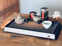 希爾庫(kù)班茶盤(pán)家用茶室大號(hào)客廳茶臺(tái)茶海茶具排水托盤(pán)小型竹制干泡盤(pán) 錦川茶盤(pán)-中號(hào) 曬單實(shí)拍圖