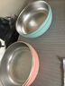 沃德百惠（WORTHBUY）日式碗304不銹鋼泡面碗沙拉湯碗單人便攜可愛(ài)少女心碗筷餐具套裝 碗【珊瑚粉】 曬單實(shí)拍圖