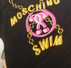 莫斯奇諾（moschino）個性印花男士T恤1903 2803 黑色 L禮物送男生 曬單實拍圖