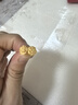 周大福 綻放絲絨玫瑰花黃金耳釘(工費(fèi)320)約2.1g EOF1368 曬單實(shí)拍圖