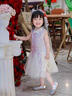 G.DUCKKIDS小黃鴨童裝女童裙子夏季公主裙兒童裙子女孩禮服夏款美人魚(yú)亮片裙 裙子加頭飾 90 尺碼建議1~2歲cm 曬單實(shí)拍圖