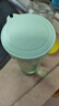 特百惠（Tupperware）瑩彩430ML塑料杯男女士學生夏季運動水杯子戶外便攜大容量 薄荷綠 曬單實拍圖