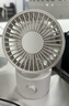 無(wú)印良品（MUJI） 無(wú)線(xiàn)桌上風(fēng)扇 低噪音風(fēng)扇 搖頭式 USB電風(fēng)扇小風(fēng)扇便攜 粉色 曬單實(shí)拍圖