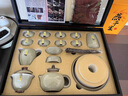 唐帕（TANGPA）茶具整套景德鎮(zhèn)青瓷開片釉功夫茶具套裝家用辦公室高端泡茶壺茶杯 瓷火窯-黃【茶具套裝】 16頭 曬單實(shí)拍圖
