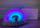 梵品拾光彩虹漸變小夜燈客廳臥室桌面擺件生日女神節禮物送女生男生 曬單實(shí)拍圖