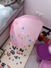 牧萌兒童雨傘女孩男童幼兒園小學(xué)生寶寶專用輕便小傘 粉色公主恐龍 曬單實(shí)拍圖