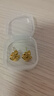 VCH老鳳凰金店款999足金如意結(jié)耳釘黃金5G復(fù)古中國(guó)結(jié)耳環(huán)24K純金不掉 0.01g 如意結(jié)耳釘 曬單實(shí)拍圖