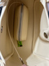 CHARLES&KEITH25夏新品大容量通勤單肩托特包子母包七夕禮物CK2-30782647 Butter Yellow奶油黃色 M 曬單實(shí)拍圖