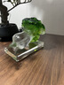 琉璃工藝品水晶百財白菜招財擺件電視柜客廳裝飾輕奢禮品高檔送禮 百財齊聚（小號）送水晶底座 曬單實(shí)拍圖