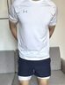 安德瑪（UNDERARMOUR）短袖T恤男 25夏季新款運(yùn)動(dòng)服跑步健身訓(xùn)練打底衫彈力透氣圓領(lǐng)T恤 【彈力快干】【Tech面料】白色 XL (180/100A) 曬單實(shí)拍圖