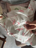 顆粒熊（KELIXIONG）嬰兒衣服夏季短袖連體衣寶寶薄款無(wú)骨空調服柔軟透氣 白色 66cm 曬單實(shí)拍圖