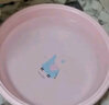 茶花浴盆嬰兒洗澡盆兒童塑料臉盆圓形洗衣盆1個裝 大號-58CM-新款粉色 曬單實拍圖