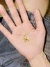 中國(guó)黃金（CHINA GOLD）碎碎冰小方糖黃金項(xiàng)鏈女足金吊墜套鏈七夕情人節(jié)禮物送女友紀(jì)念品 【小方糖】足金吊墜贈(zèng)銀鏈-京速達(dá) 曬單實(shí)拍圖