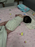 歡喜小熊嬰兒包屁衣夏季女寶寶吊帶薄款衣服新生兒公主碎花三角哈衣爬服 曬單實拍圖