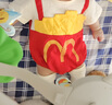 【寶寶外出爬服】麥當勞寶寶爬服可愛(ài)搞怪 如圖色 73cm 曬單實(shí)拍圖