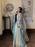 妃秀蝶（FEESHOUEY）新中式女裝漢服女中國風套裝【蝶戀花語】學生宋制春夏 粉色全套 M 曬單實拍圖