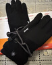 JEEP保暖手套女士冬季新款騎行防風(fēng)寒開(kāi)車(chē)手套登山加絨可觸屏棉手套 黑色【修飾手型/顯瘦】 曬單實(shí)拍圖