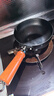 三本盛日本進(jìn)口奶鍋不粘鍋鐵鍋無(wú)涂層寶寶輔食鍋熱牛奶鍋泡面小湯鍋 日本手打錘紋奶鍋 18cm 1500ml 曬單實(shí)拍圖
