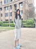 浪莎防曬衣女防紫外線2025夏季新款冰絲寬松薄款透氣戶外涼感防曬衣 青灰色 【透氣可拆卸帽檐】 L （90-115斤） 曬單實(shí)拍圖