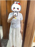 歌莉婭顯瘦半身裙白月光度假出游穿搭傘擺棉長款半裙1E3R2B230 05W米白 XS 曬單實(shí)拍圖