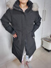 布來(lái)亞克 冬季新品女士戶(hù)外鵝絨服長(cháng)款保暖羽絨服WLW658 黑色 S 165 曬單實(shí)拍圖