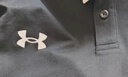 UNDER ARMOUR安德瑪運(yùn)動(dòng)休閑透氣快干直筒翻領(lǐng)短袖Polo衫男款 黑色 XL 曬單實(shí)拍圖