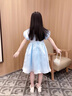 PawinPaw【公主裙】卡通小熊童裝25年春夏新款女童網(wǎng)紗節(jié)日禮服連衣裙 Blue藍(lán)色/50 130 曬單實(shí)拍圖
