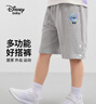 迪士尼（DISNEY）童裝兒童男童針織中褲運動不易起球舒適褲子24夏DB421NE04灰140 曬單實拍圖