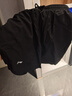 李寧（LI-NING）泳褲男士防尷尬游泳褲平角雙層防走光水陸兩用沙灘褲337 XXL 曬單實(shí)拍圖