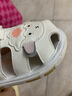 婧麒（JOYNCLEON）寶寶涼鞋2025夏季新款嬰兒叫叫鞋幼兒鞋子寶寶軟底防滑學(xué)步鞋 粉色 18 碼 內(nèi)長13cm適合腳長12.5cm 曬單實(shí)拍圖