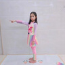 G.DUCKKIDS小黃鴨美人魚兒童泳衣女童小馬寶莉分體泳裙寶寶長袖防曬速干泳裝 小馬寶莉 130 建議7~8歲【120-130cm】cm 曬單實拍圖