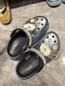 卡駱馳crocs七夕情人節(jié)禮物璀璨珠花小鯨魚洞洞鞋時尚百搭包頭女鞋|211519 石英粉-6UR 38 (240mm) 曬單實拍圖