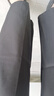 杉努（SHANNU）休閑褲子男士春夏季垂墜薄款潮流寬松闊腿冰絲直筒商務(wù)小西裝長(zhǎng)褲 黑色【高品質(zhì)】 L 曬單實(shí)拍圖