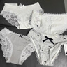 LADYALLURE「LA」Milly·米莉 | 軟線(xiàn)系列*復古乖撩蕾絲可愛(ài)蝴蝶結女士?jì)妊?灰色 L 曬單實(shí)拍圖